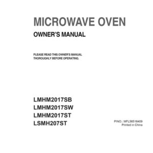 Microwave Owner's Manual MFL56516409