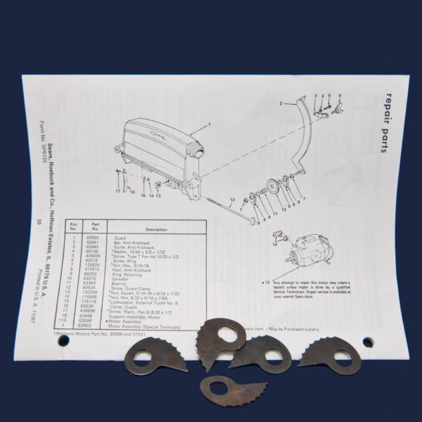 Radial Arm Saw AntiKickback Pawl 63271 Infinite Parts Direct