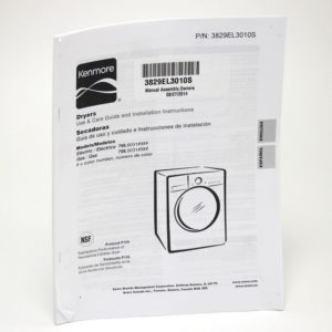 Dryer Owner's Manual 3829EL3010S