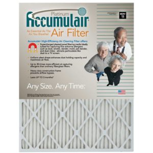 Accumulair Platinum Air Filter  20x23x4 - 6 pack FA20X23X4-6