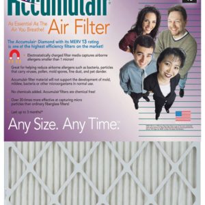 Accumulair Diamond Air Filter  22.25x25x1 - 4 pack FD22.25X25A-4