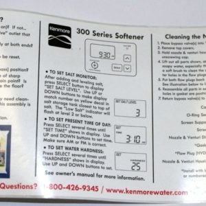 Instruction Decal 7325029