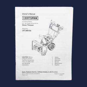 Owner's Manual 770-10559B