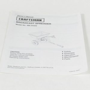 Lawn & Garden Equipment Owner's Manual 48430