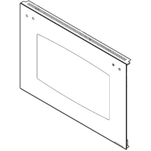 Range Oven Door Outer Panel (White) WB56T10256
