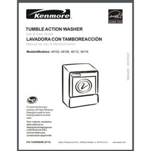 Washer Owner's Manual 134906900