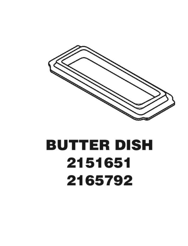 Refrigerator Butter Storage Tray WP2151651