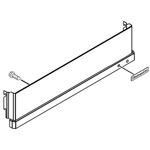 Refrigerator Machine Compartment Grille (Stainless) W11449467