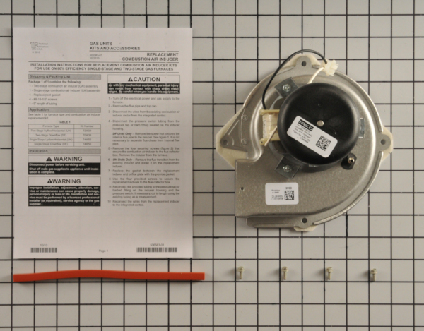 Furnace Draft Inducer Motor 74W56