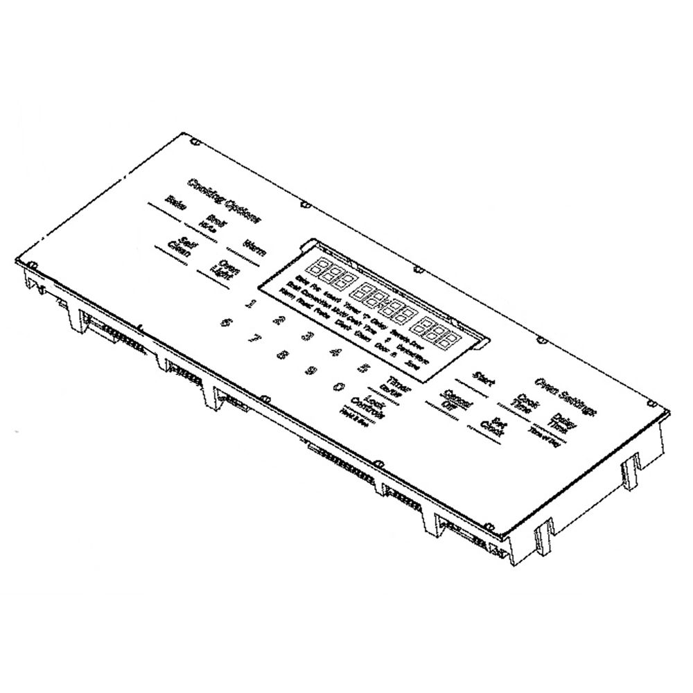 Range Oven Control Board and Overlay WB27X32140