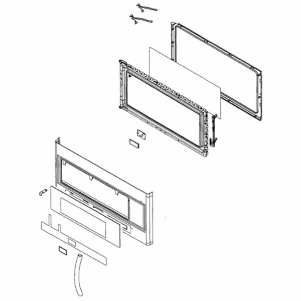 Microwave Door Assembly DE9403237D Infinite Parts Direct