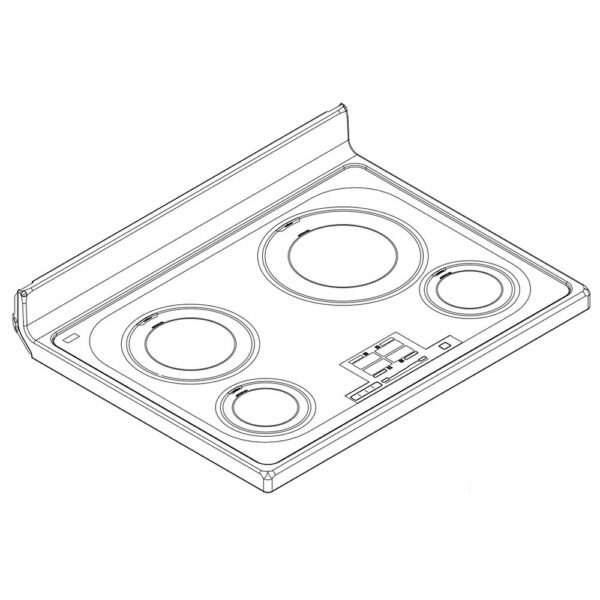Cooktop Main Top Assembly W10441410