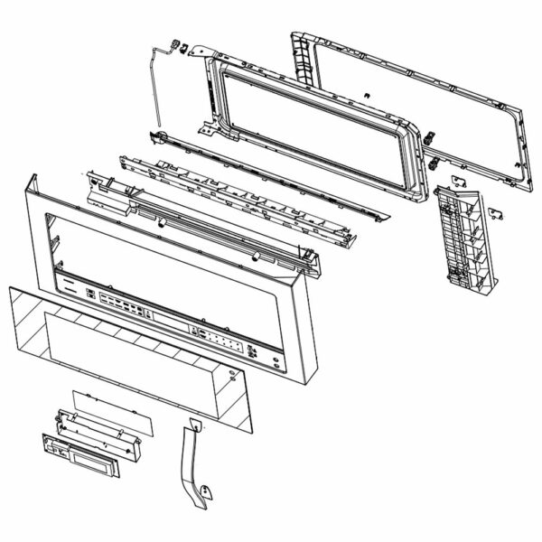 Microwave Door Assembly W10860351