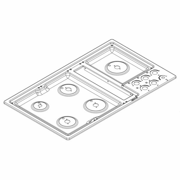 Cooktop Main Top (Stainless) W11051501
