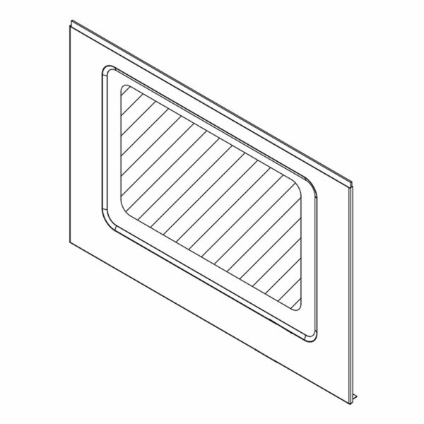 Range Oven Door Outer Panel (Stainless) W11219379