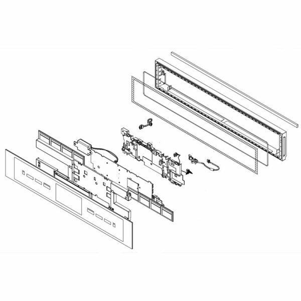 Wall Oven Touch Control Panel W11236891