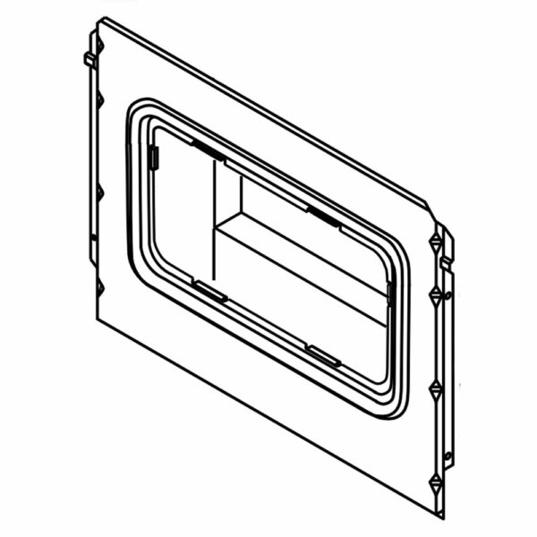 Range Oven Door Insulation Retainer Panel WP9761357