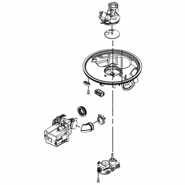 Dishwasher Circulation Pump Assembly W11178672