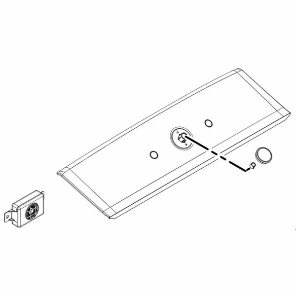 Washer User Interface Assembly (Chrome Shadow) W10909735