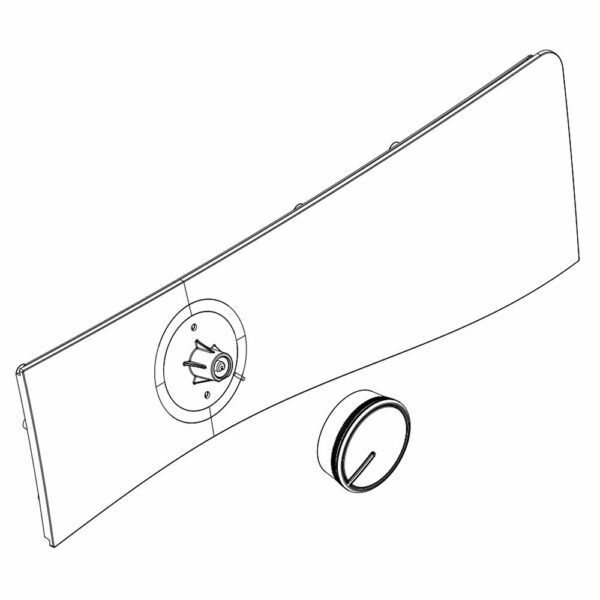 Washer User Interface (Chrome Shadow) W10911024