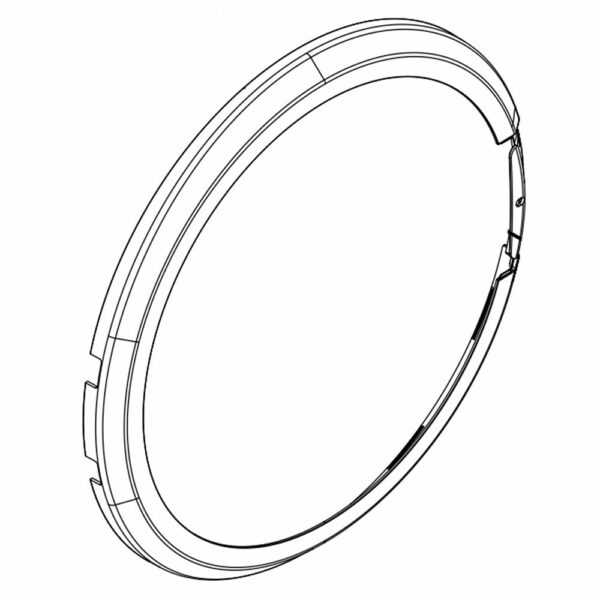 Washer Door Trim Ring (White) WPW10112914