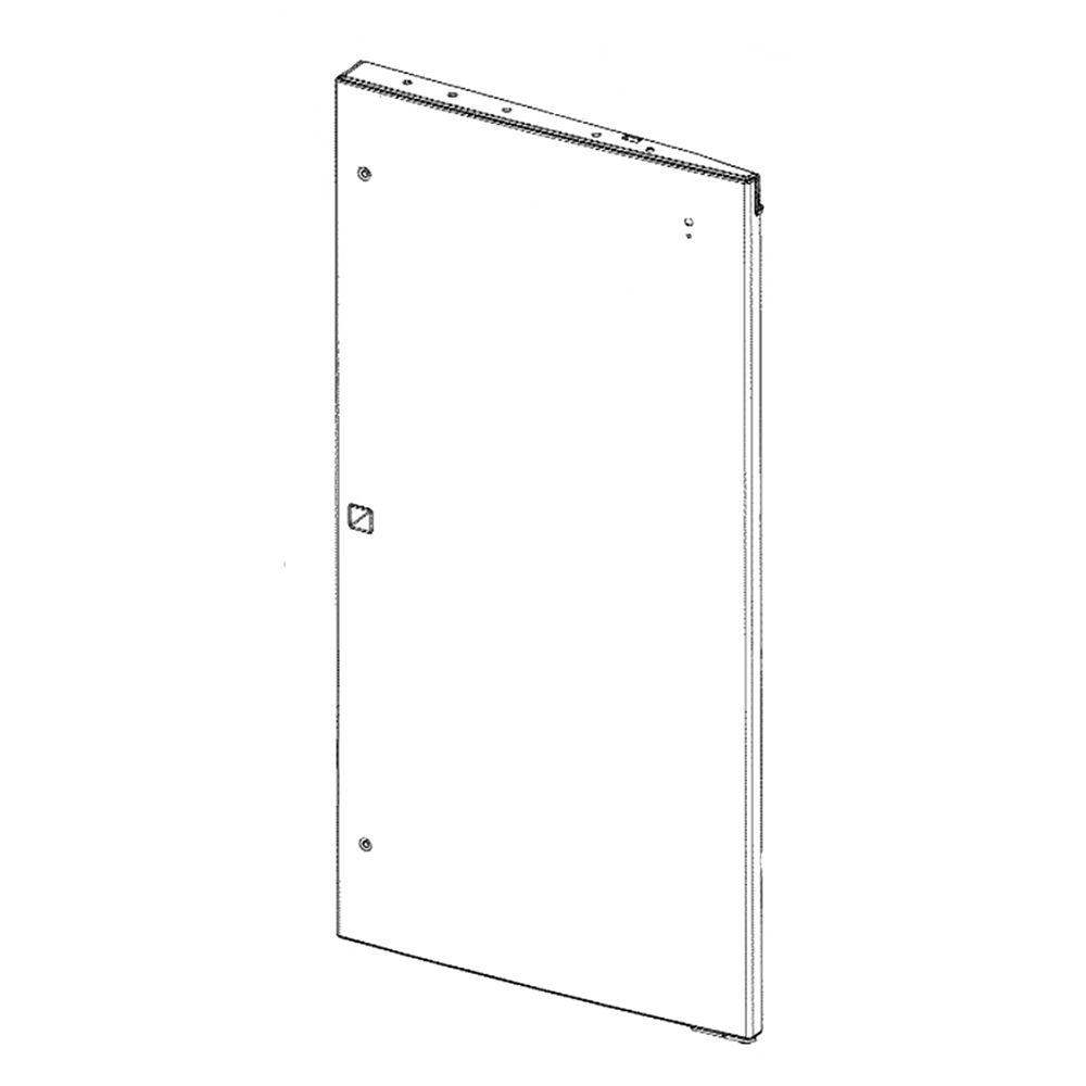 Refrigerator Convenience Door Outer Panel Assembly (Stainless) WR78X31903