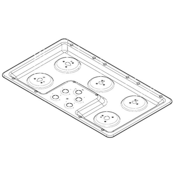 Cooktop Main Top (Stainless) WB62T10370