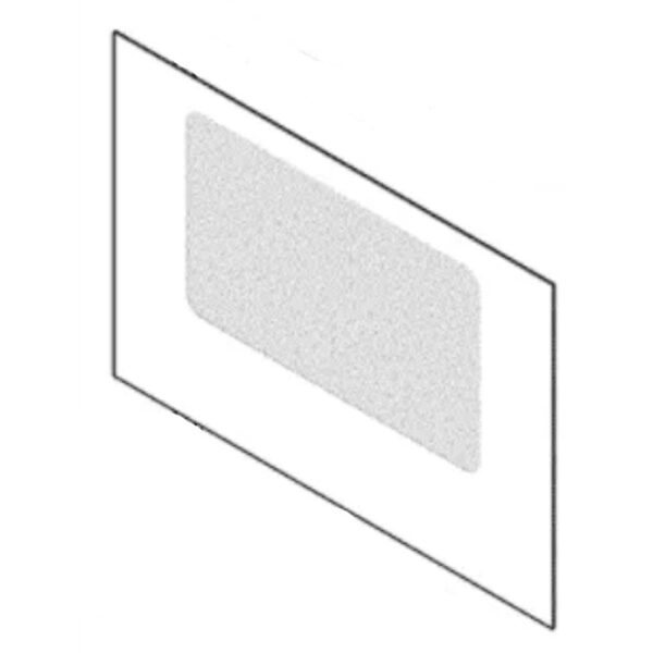 Range Oven Door Outer Panel (Black) 316558906