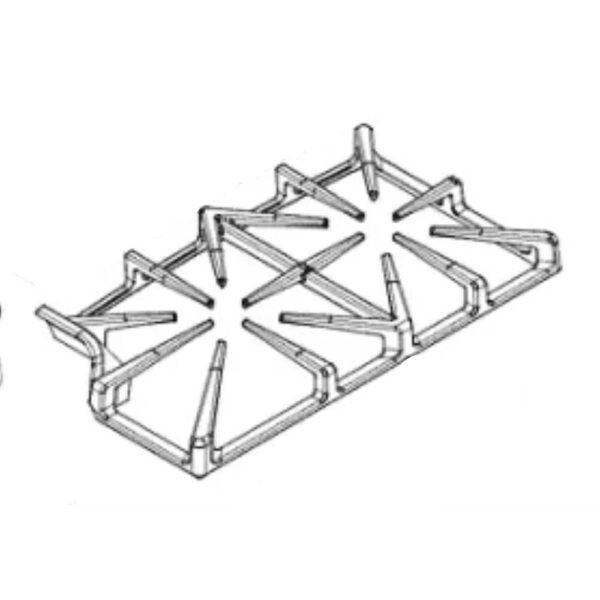 Cooktop Burner Grate