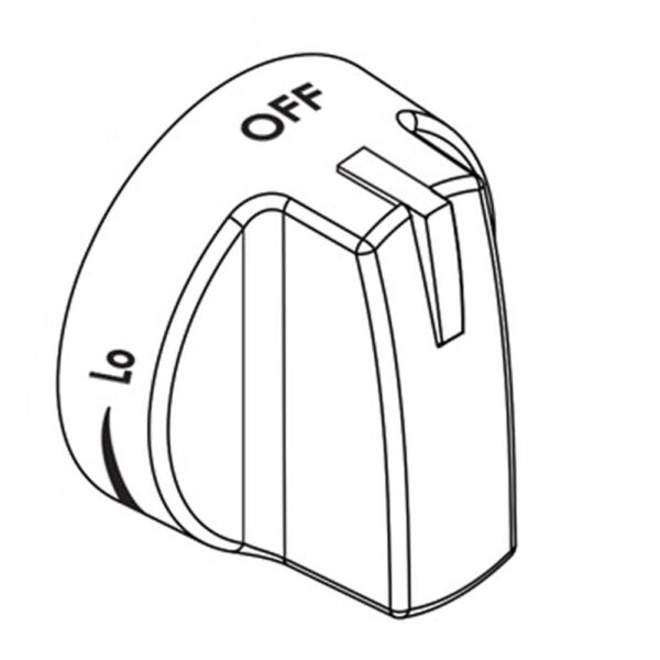 Cooktop Burner Knob (Stainless) 5304501618