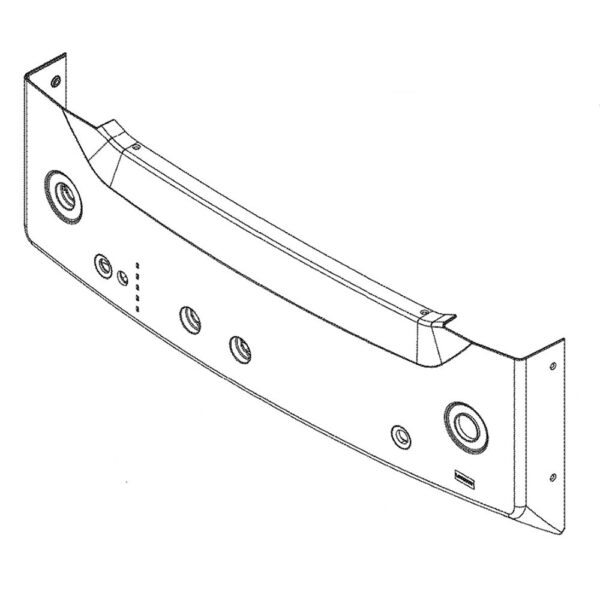 PANEL CONTROL AND HT ASSEMBLY 27" LV WE20X28558