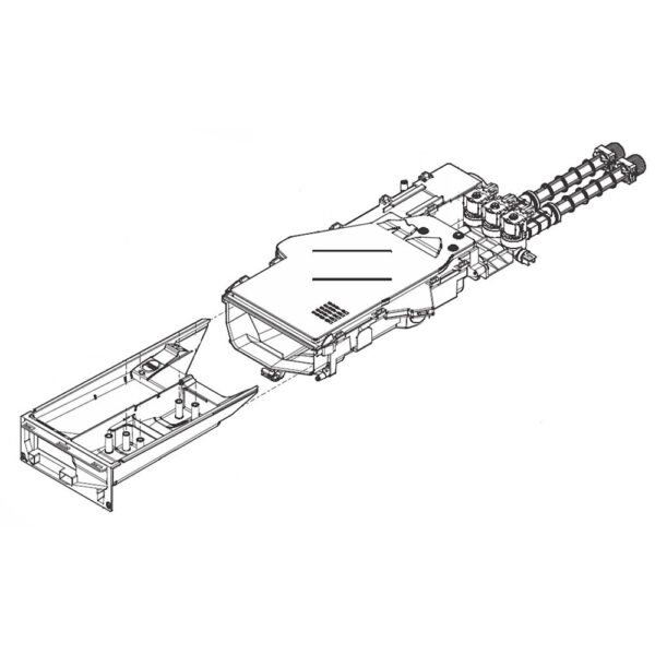 Washer Dispenser Housing and Water Inlet Valve Assembly 5304512102