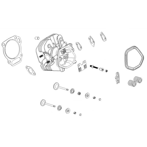 Lawn & Garden Equipment Engine Cylinder Head Assembly 799801