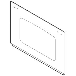 Wall Oven Door Outer Panel (White) WB56T10265