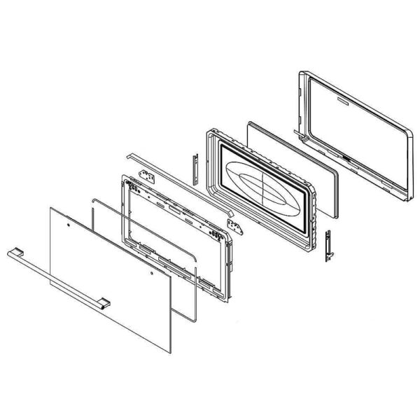 Microwave Door W10251254